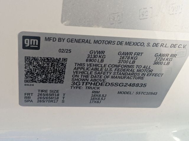 2025 GMC Sierra 1500 2WD Crew Cab Short Box SLT