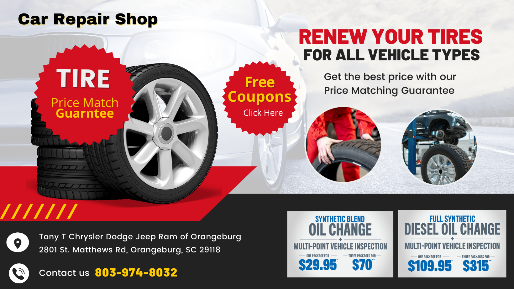 Tony T Chrysler Dodge Jeep Ram of Orangeburg in Orangeburg SC