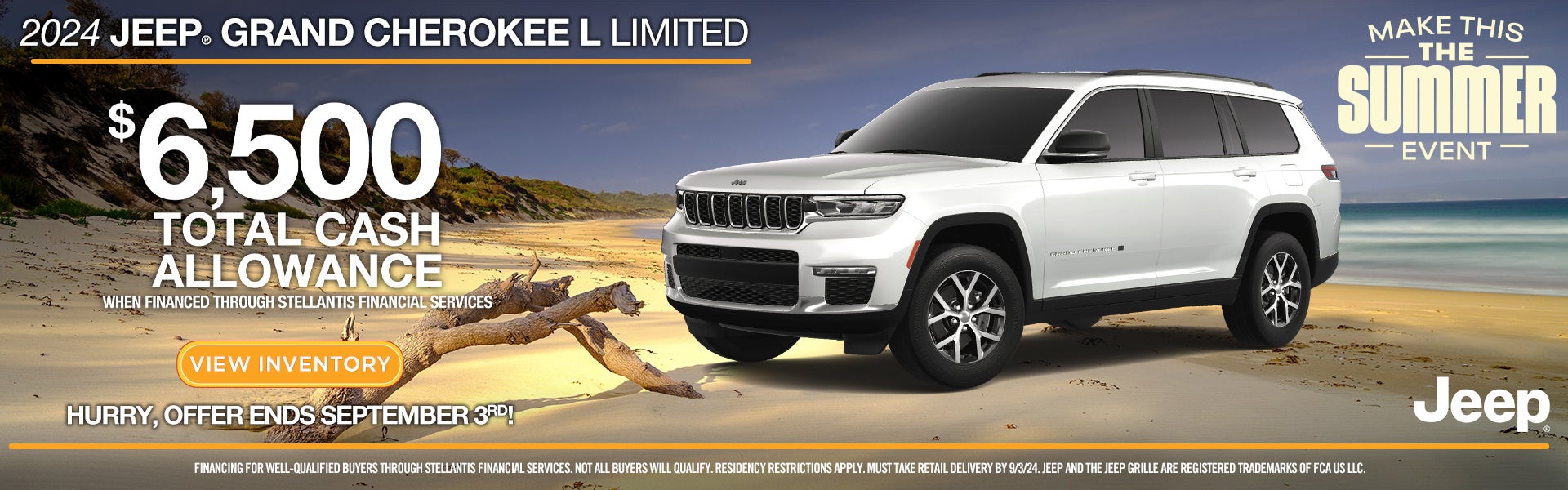 2024 Jeep Grand Cherokee L Cash Allowance